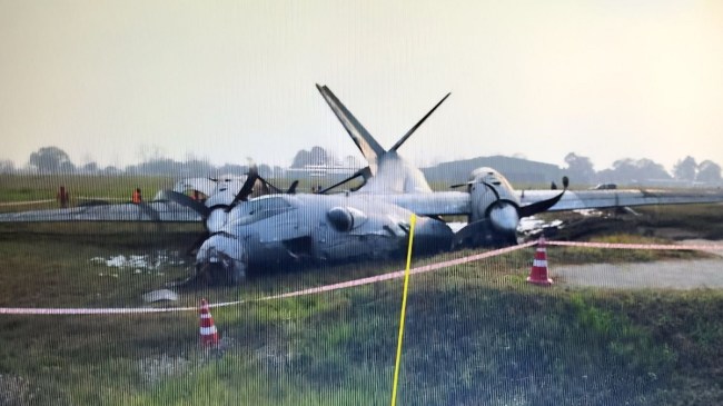AN-32 transport aircraft crash