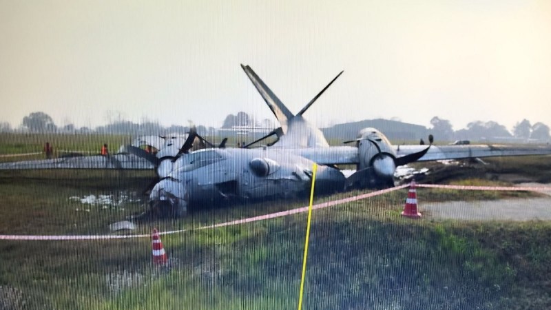 AN-32 transport aircraft crash