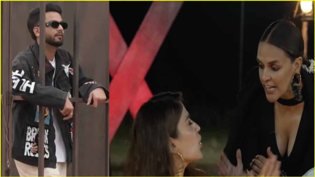 mtv roadies xx neha dhupia rhea chakraborty fight gang leaders locked in cage mtv roadies xx neha dhupia rhea chakraborty fight gang leaders locked in cage