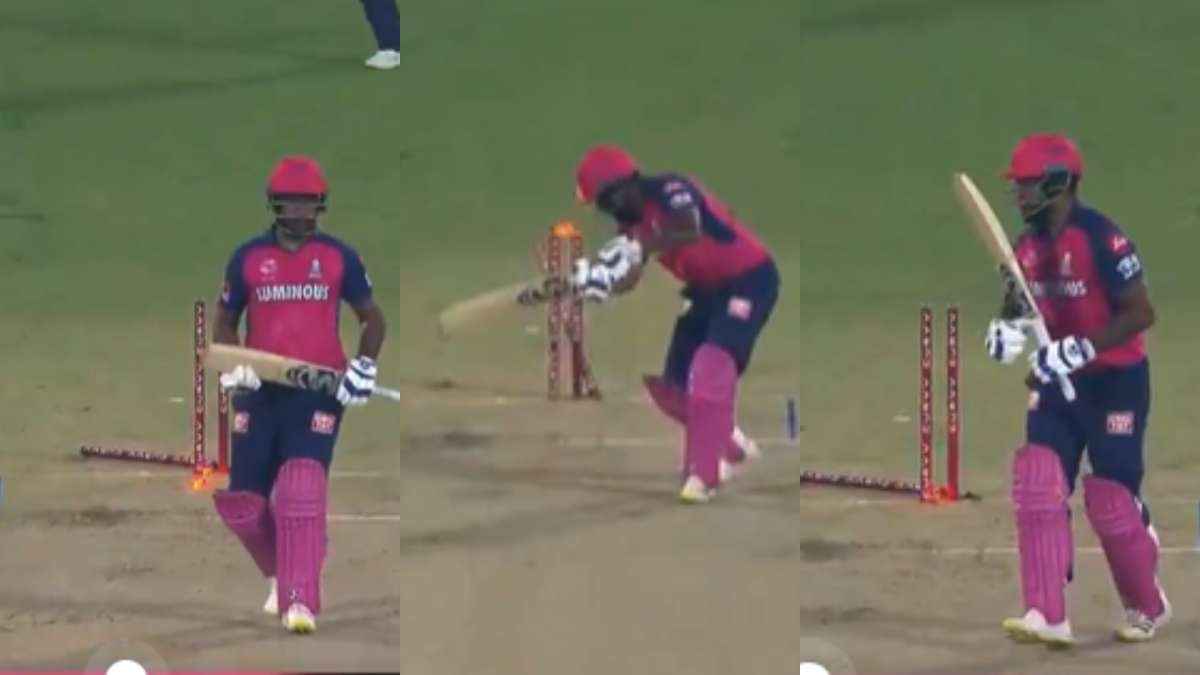 RR vs KKR: एक गलती और संजू सैमसन हुए क्लीन बोल्ड, KKR के युवा खिलाड़ी ने कर दिया चारों खाने चित