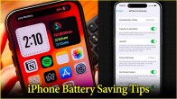 iPhone Battery Saving Tips