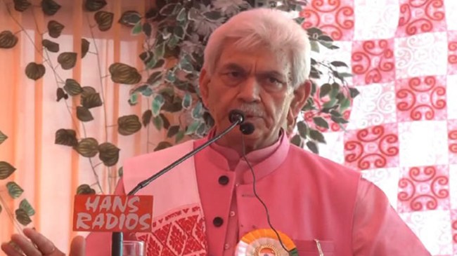 LG Manoj Sinha