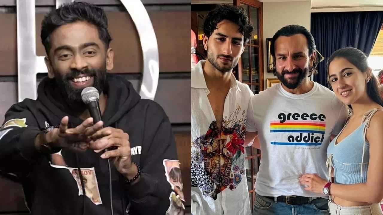 वीर पहाड़िया के बाद अब कॉमेडियन ने उड़ाया इब्राहिम-खुशी का मजाक, सैफ के अटैकर पर भी कसा तंज