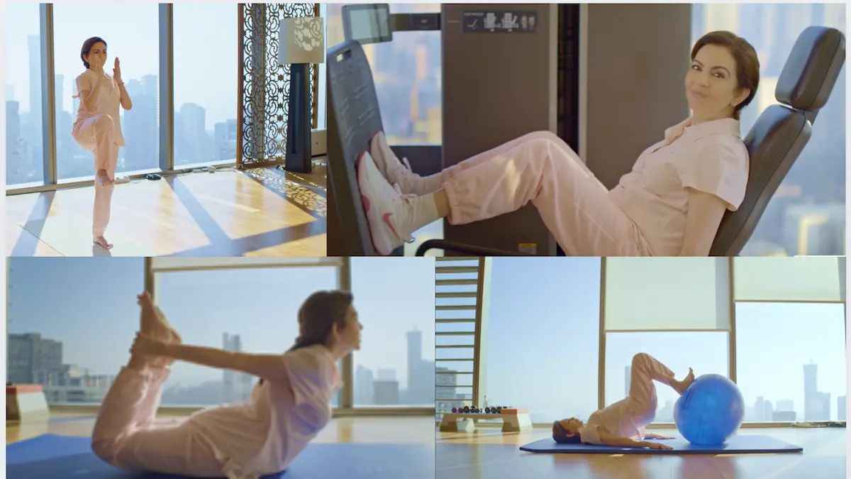 International Women's Day: नीता अंबानी ने Workout वीडियो साझा कर महिलाओं को किया प्रेरित