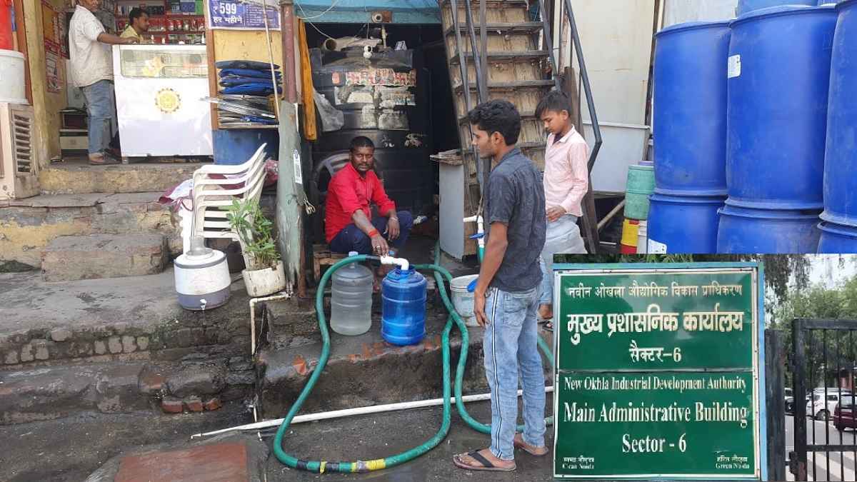 नोएडा अथॉरिटी के पड़ोस में 100000 लोग पानी खरीदकर पीने को मजबूर, जिम्मेदारों ने हाथ किए खड़े