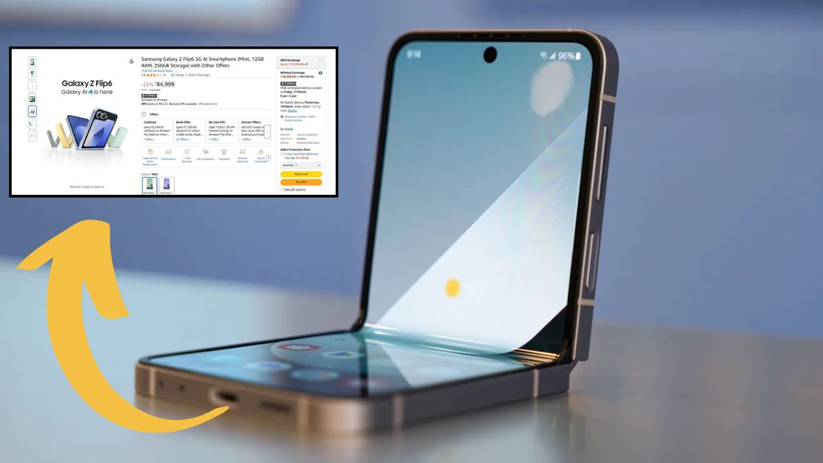 नॉर्मल फोन छोड़ो! Samsung के फ्लिप फोन पर मिल रहा 25 हजार का Discount