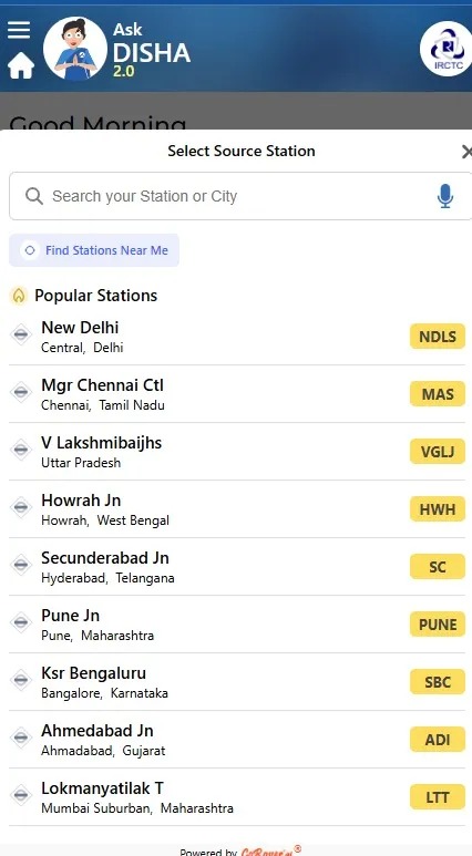 IRCTC Ticket Booking