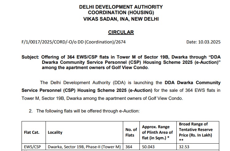 DDA Flats Scheme 2025