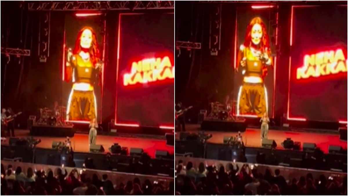 singer neha kakkar get emotional at melbourne concert after reaching 3 hours late video viral