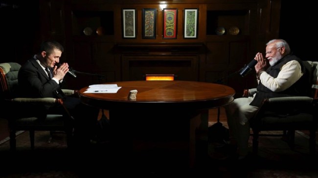 podcast conversation between Lex Fridman and PM Modi podcast conversation between Lex Fridman and PM Modi
