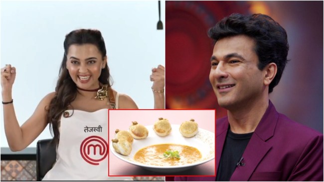 celebrity masterchef tejasswi prakash dish serve chef vikas khanna new york restaurant bungalow celebrity masterchef tejasswi prakash dish serve chef vikas khanna new york restaurant bungalow