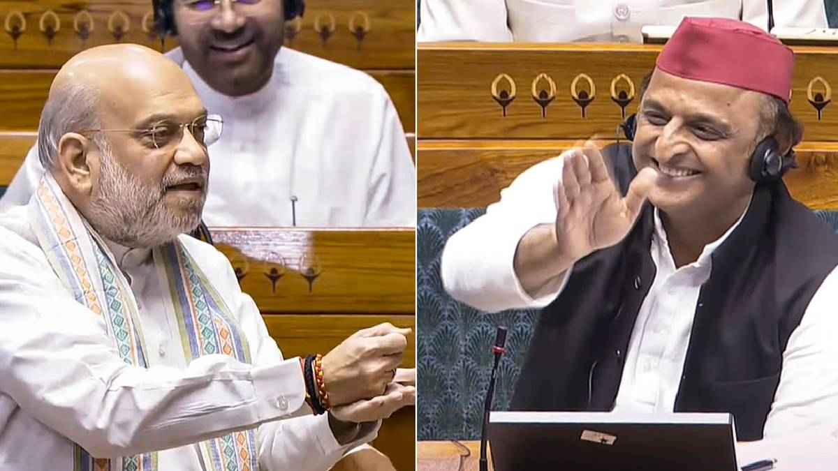 Akhilesh Yadav and Amit Shah