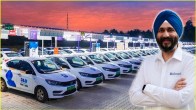 Anmol Singh Jaggi and BluSmart cab
