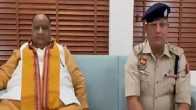 BJP leader Manish Singla and DSP Jitendra Rana