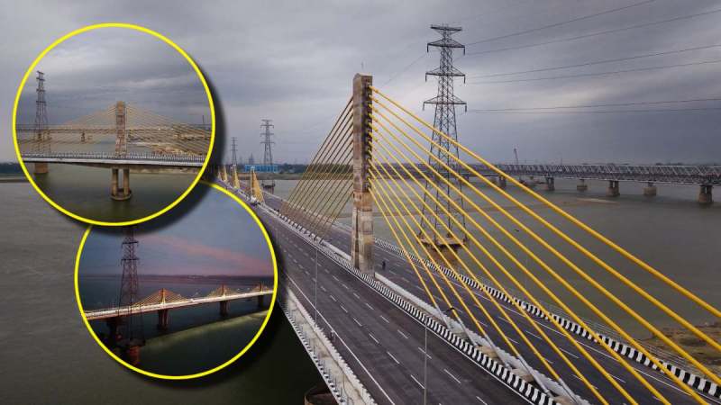 Bihar Cable 6 Lane Road Bridge