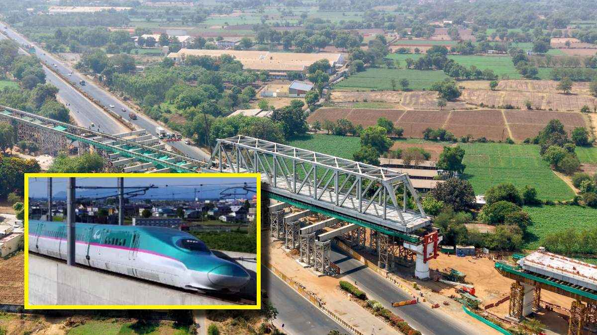 बुलेट ट्रेन प्रोजेक्ट को लेकर नया अपडेट; दिल्ली, मुंबई और चेन्नई को जोड़ने वाली सड़क बना स्टील ब्रिज