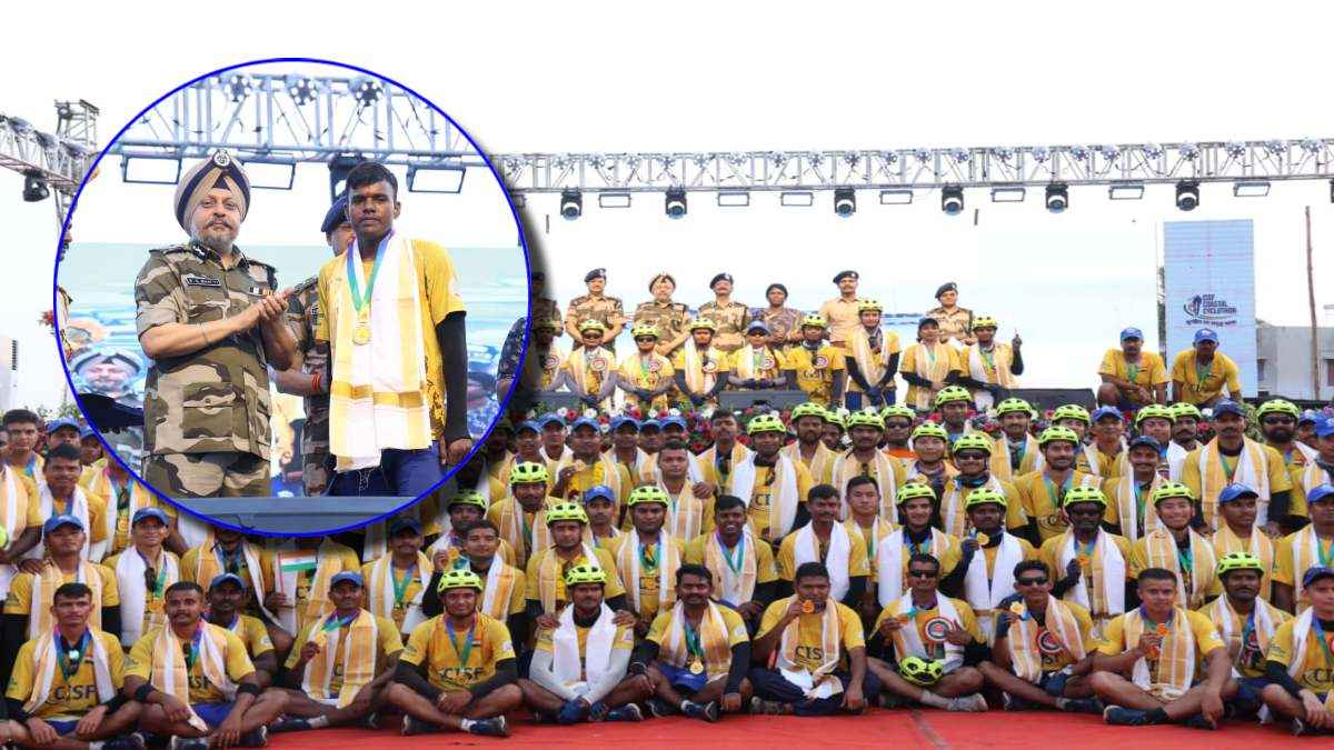 CISF 'Great Indian Coastal Cyclothon' 2025