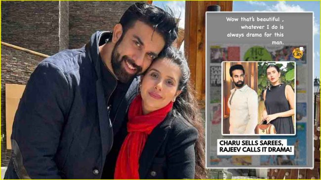 charu asopa slams ex husband rajeev sen for comment her financial struggle