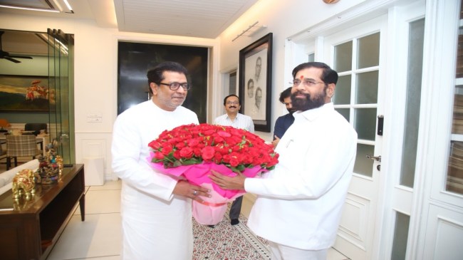 Eknath Shinde Raj Thackeray meeting