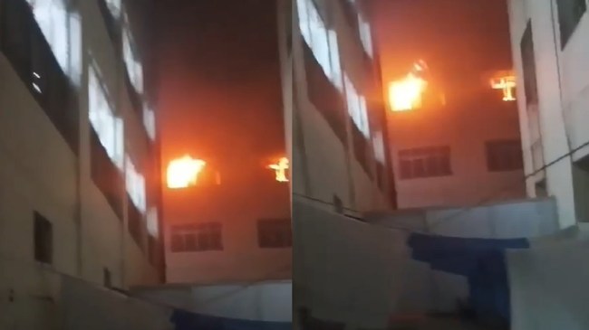 Fire broke out in Lucknow's Lokbandhu Hospital