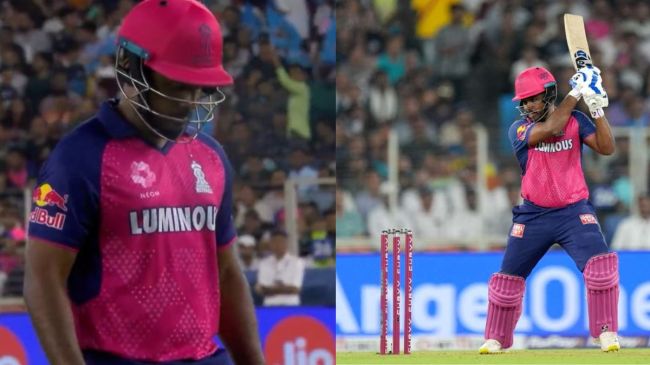 GT vs RR Sanju Samson GT vs RR Sanju Samson
