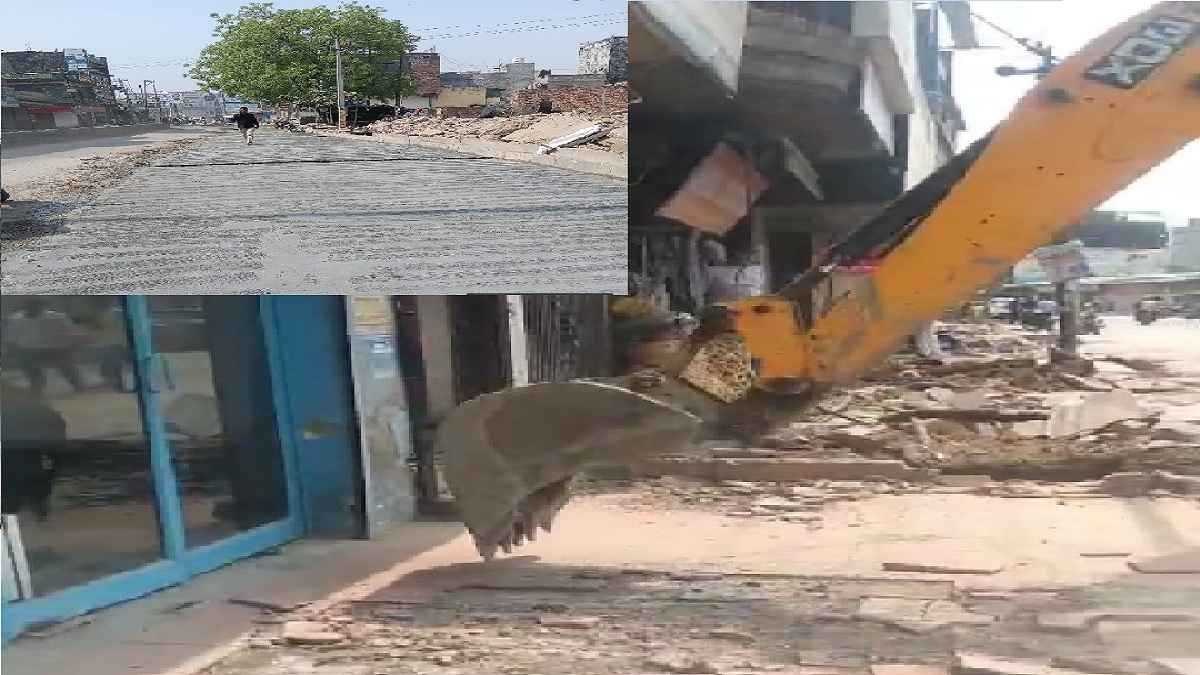 ग्रेटर नोएडा वेस्ट के शाहबेरी में चला बुलडोजर, इन पर हुआ एक्शन