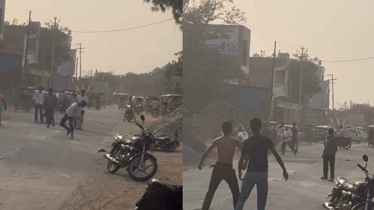 कोल्ड ड्रिंक के पैसे को लेकर हुआ बवाल, सड़क पर हुई जंग! हापुड़ का वीडियो वायरल