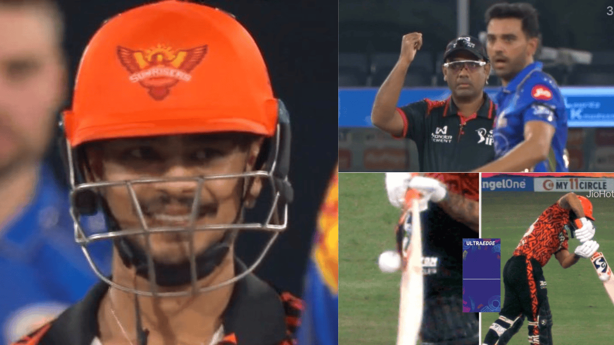 SRH vs MI: बिना OUT हुए ही पवेलियन लौट गए ईशान किशन, ईमानदारी के चक्कर में बुरी तरह फंसी हैदराबाद