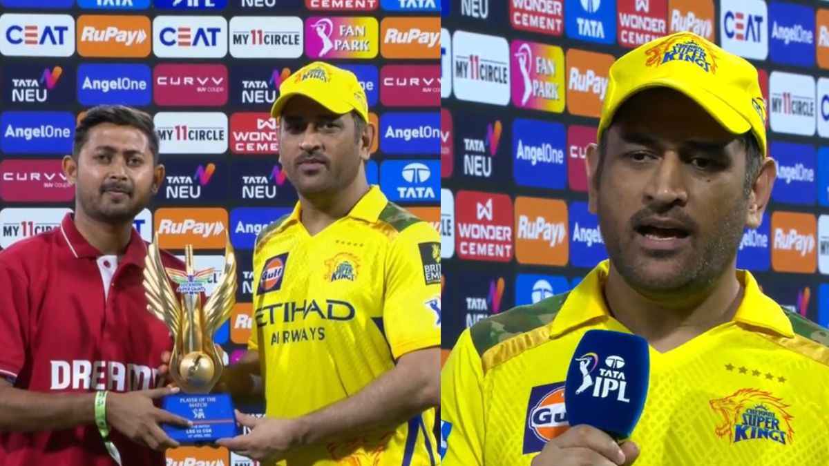 LSG cs CSK MS Dhoni