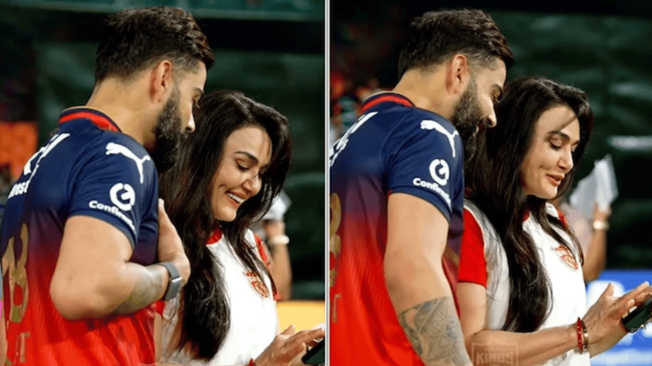 Preity Zinta Viral Photo with Virat Kohli