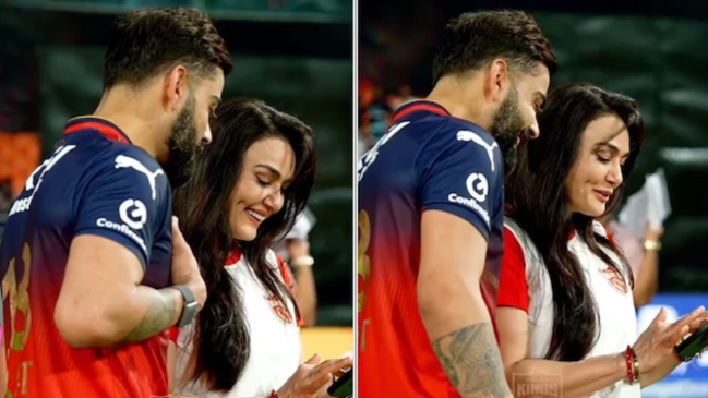 Preity Zinta Viral Photo with Virat Kohli