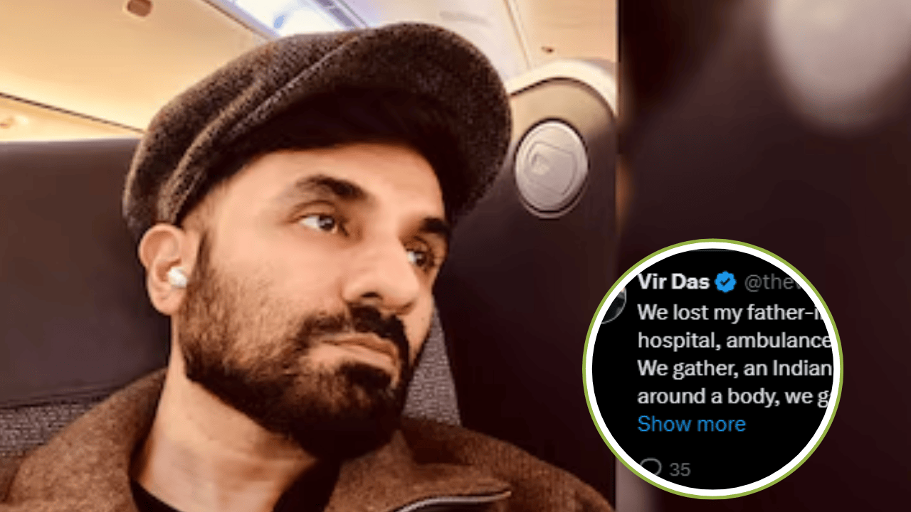 कॉमेडियन Vir Das के ससुर का हुआ निधन, दामाद ने दुखी होकर यूं किया याद