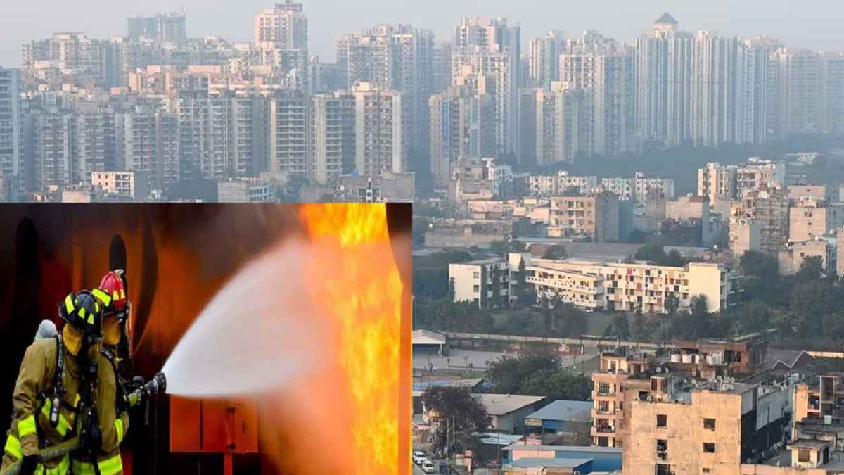 नोएडा एक्सटेंशन की सोसायटियां फायर सेफ्टी में फेल, आग लगने पर एओए और बिल्डर में से कौन होगा जिम्मेदार