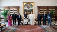 PM Modi, EAM S jaishankar and other Indian Officials meet pope Francis