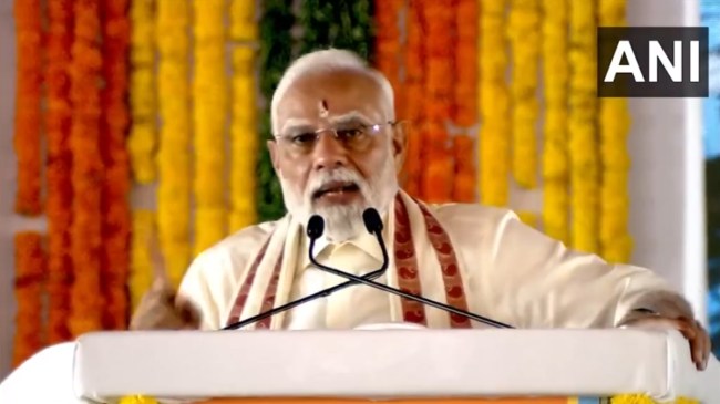 PM Modi on Tamil language signature row