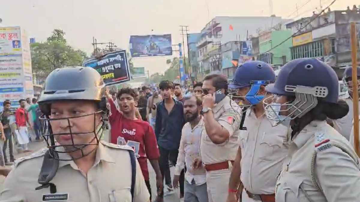 Protest against Wakf Bill in Jangipur Murshidabad