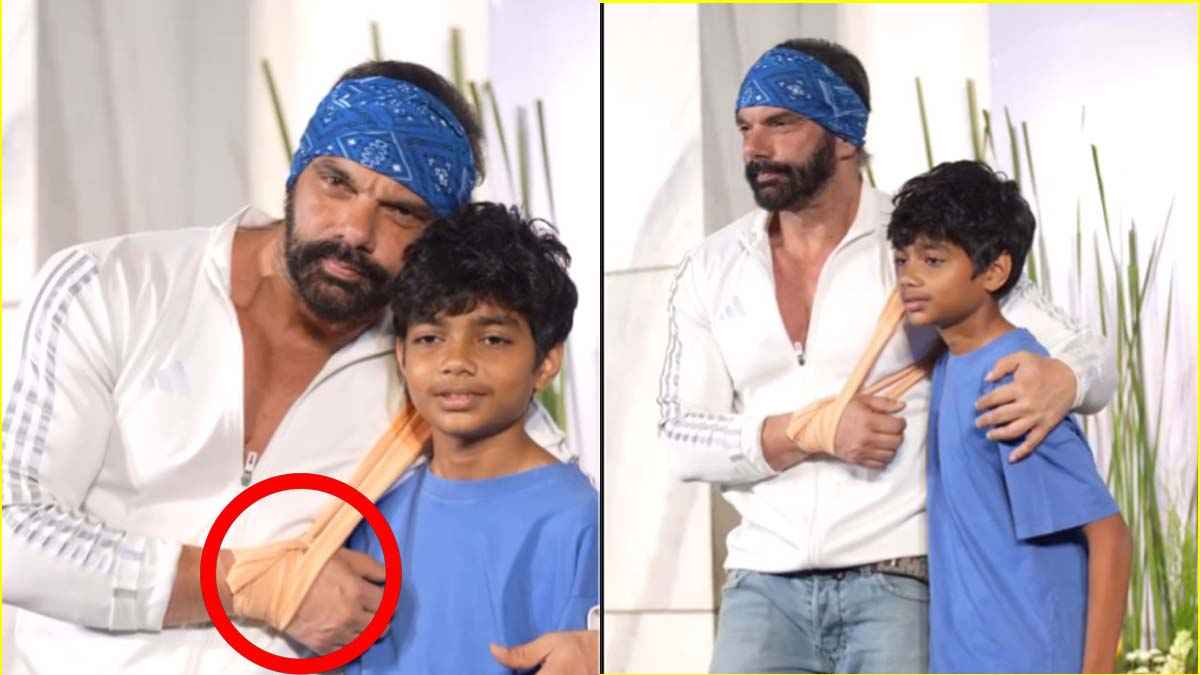 सलमान खान के भाई को आई चोट, ईद पार्टी में हाथ पर बैंडेज बांधे दिखे सोहेल खान