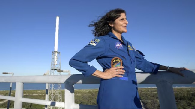 Sunita Williams India from space