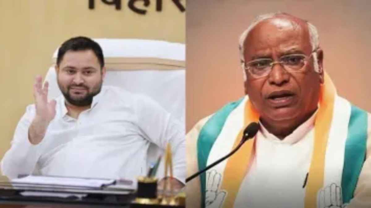 Tejashwai Yadav Meet Mallikarjun Kharge