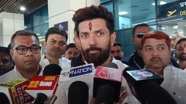 Union Minister Chirag Paswan
