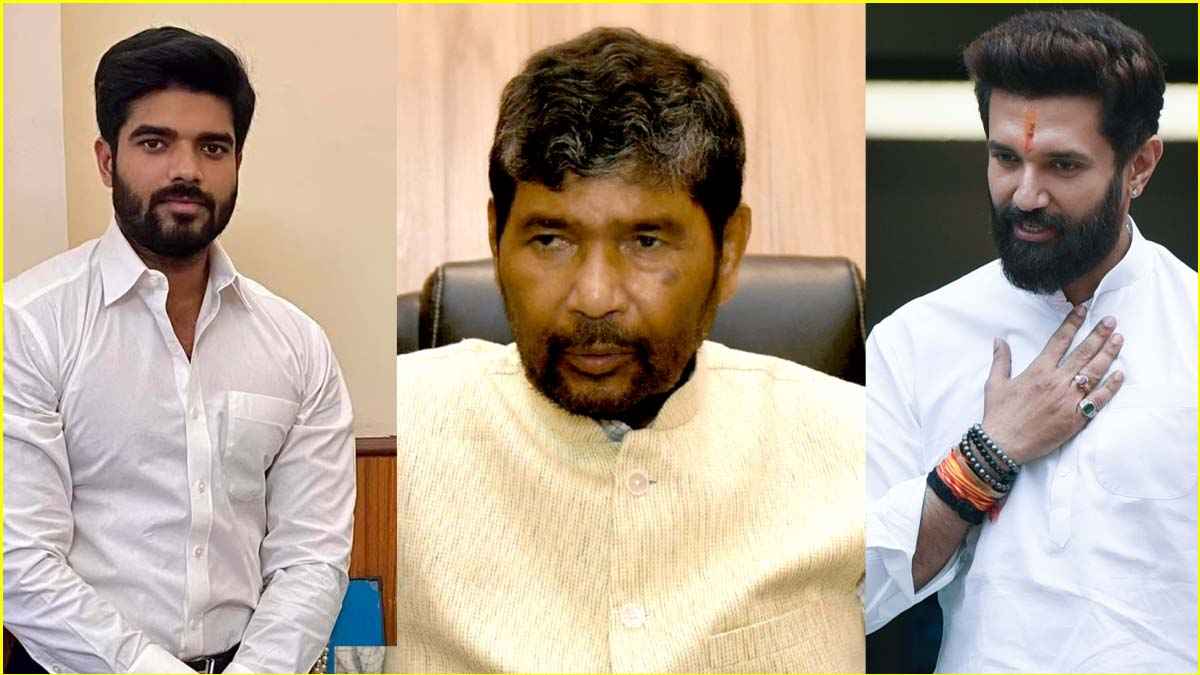 Prince Raj Paswan, Pashupati Paras and Chirag Paswan