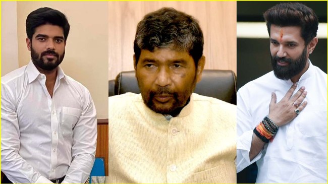 chirag paswan Prince Raj Paswan, Pashupati Paras and Chirag Paswan