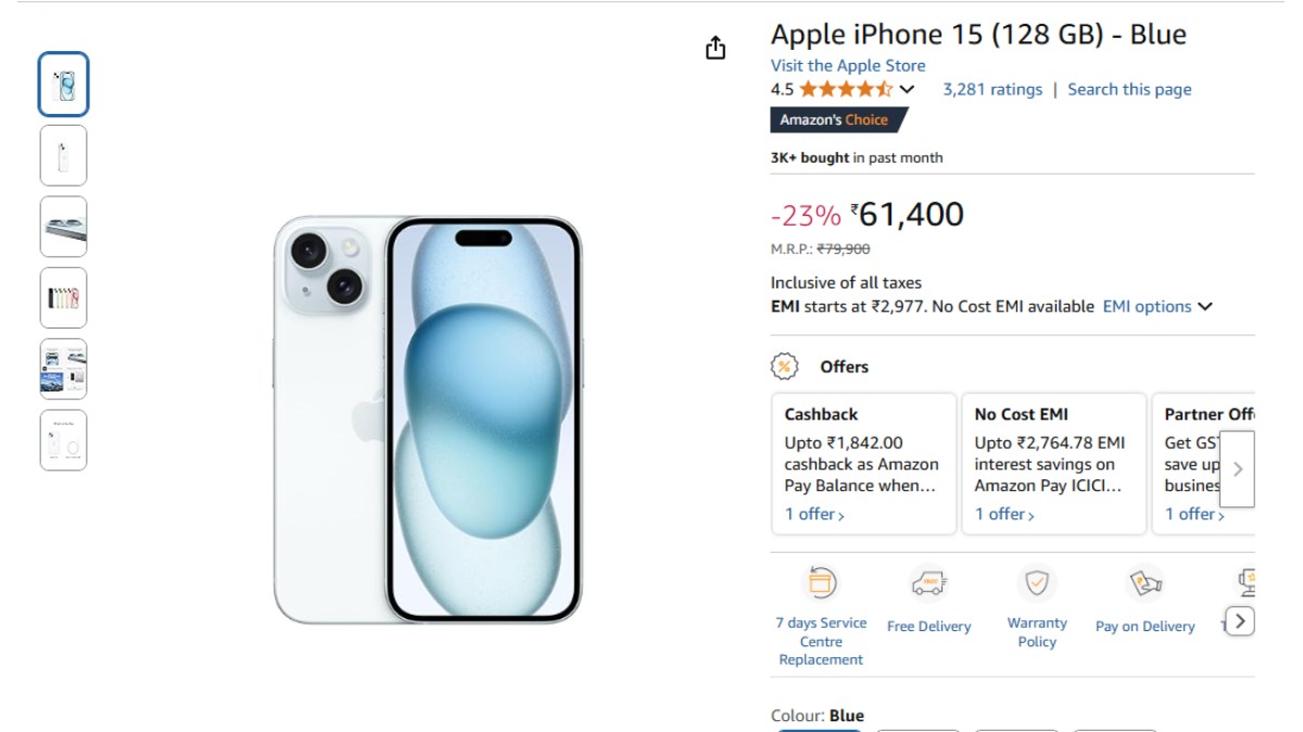 iPhone 15 discount