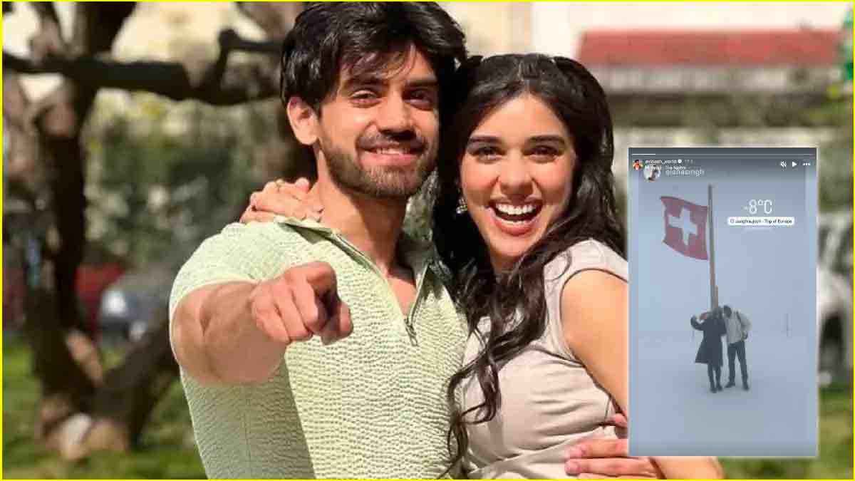bigg boss 18 ex contestants avinash mishra and eisha singh enjoy vacation switzerland