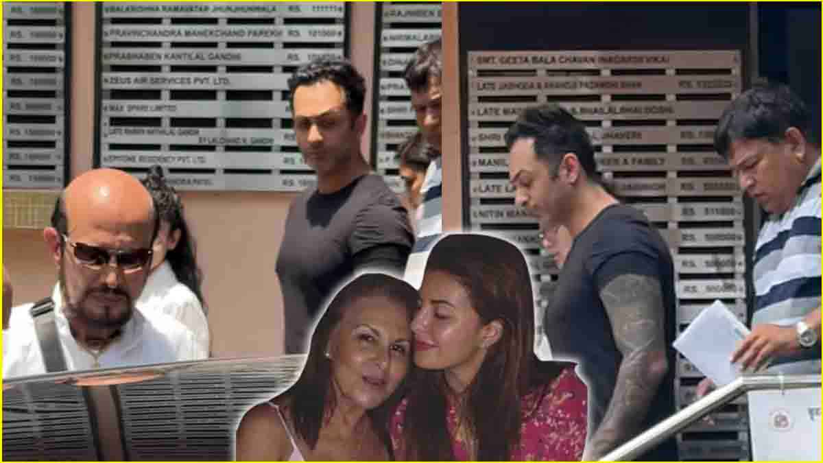 Jacqueline Fernandez Mother Funeral