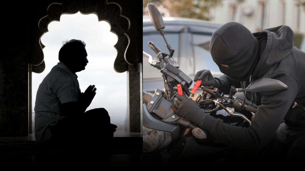 चोर की भैरव बाबा के दरबार में वापसी, पछताया...फिर लौटाई बाइक और...