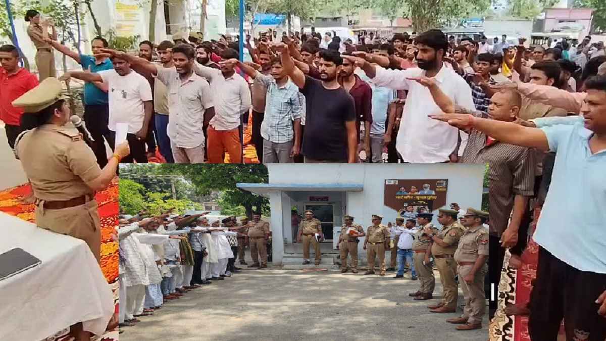 गाजियाबाद में पुलिस कमिश्नर की नई पहल,अपराधियों को दिला रहे शपथ