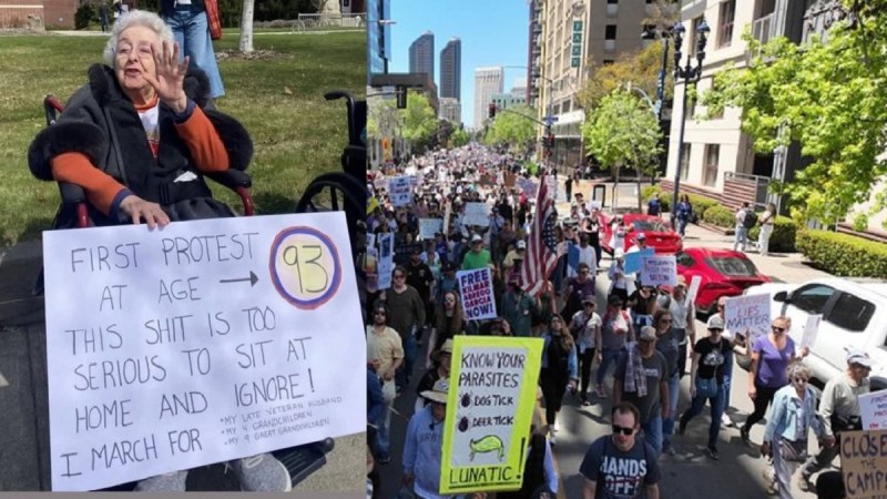 protest against Donald Trump