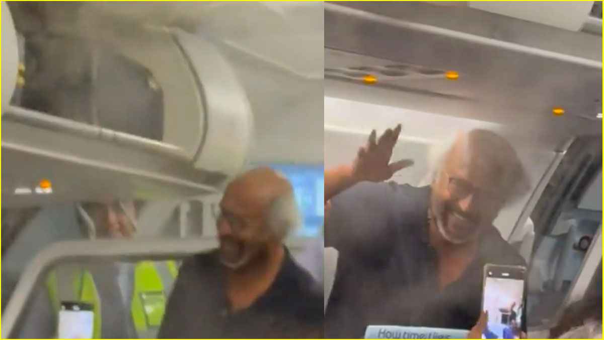 फ्लाइट के इकॉनमी क्लास में रजनीकांत ने जीत लिया दिल, फैंस बोले- 'क्या आदमी हैं', देखें वीडियो