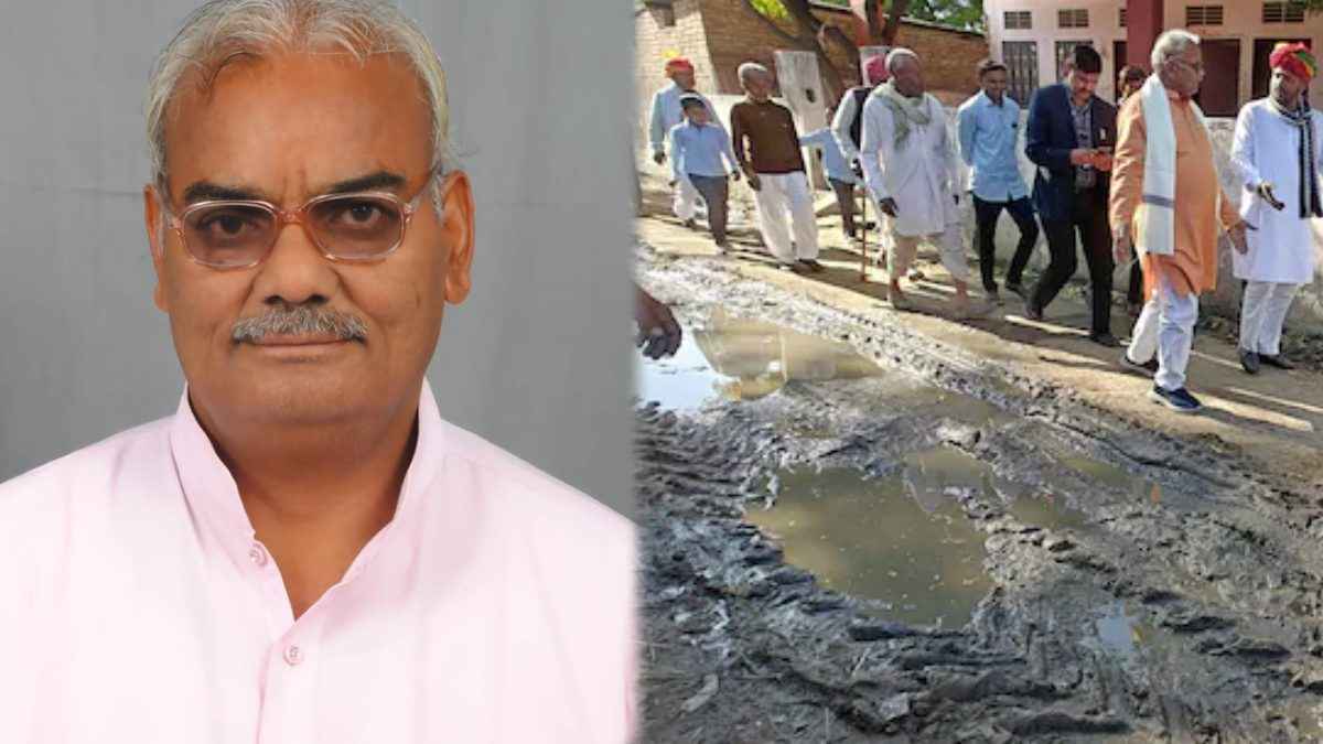 गांव की गंदगी पर मंत्री का फूटा गुस्सा बोले, बोले- सफाई नहीं की तो कर देंगे ब्लैक लिस्ट